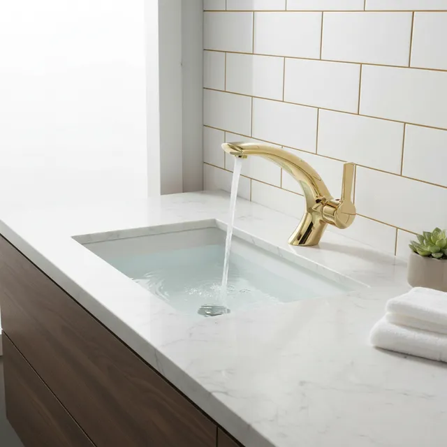 Becola Moderne Robinet de Bassin En Laiton Or Salle De…
