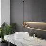 Robinet de lavabo à capteur noir intelligent