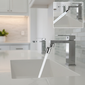 Robinet à buse Robinet de cuisine 720 ° Robinet de bain universel pivotant anti-éclaboussures, Rotation, économie d’eau, en acier inoxydable Robinet à buse Robinet de cuisine 720 ° Robinet de bain universel pivotant anti-éclaboussures, Rotation, économie d’eau, en acier inoxydable