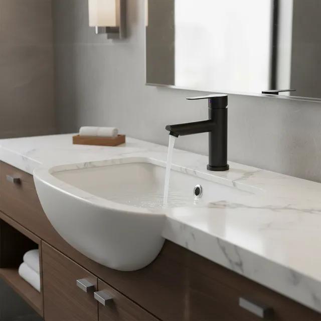Mitigeur lavabo monocommande monotrou cylindrique…