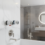 Contrôle thermostatique Foy, contrôle de l&rsquo;eau pour le bain, la douche, les robinets de centre commercial, l&rsquo;amélioration de l&rsquo;habitat