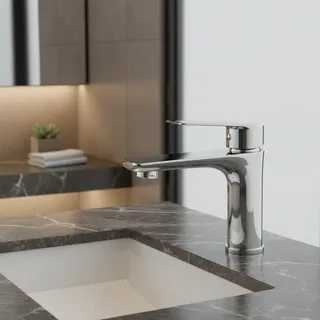 Mitigeur lavabo monocommande monotrou robinet inoxydable épais…