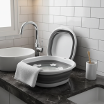 Lavabos pliants en plastique lavabos portables baignoire à linge pliante adulte bébé bassin de bain salle de bain accessoires de cuisine lavabo