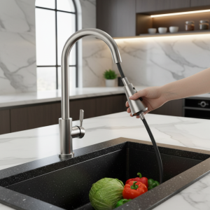 Plan-Lavabo de cuisine à nervures, eau froide et chaude, double usage, anti-éclaboussures, chauffage domestique