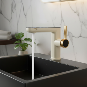 Lavabo de rinçage, robinet de lavabo froid et chaud, eau verticale, affichage numérique, salle de bains, lavage des mains, ménage, nouveau robinet anti-éclaboussures Lavabo de rinçage, robinet de lavabo froid et chaud, eau verticale, affichage numérique, salle de bains, lavage des mains, ménage, nouveau robinet anti-éclaboussures