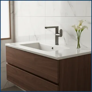 Robinet de lavabo d'eau chaude et froide