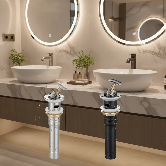 Évier de lavabo de salle de bains en acier inoxydable