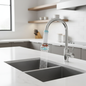 Barboteur de robinet universel rotatif à 360 degrés, économiseur d&rsquo;eau pivotant, pomme de douche, adaptateur de buse de robinet de cuisine, accessoires d&rsquo;évier