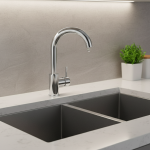 Robinet pliant en acier inoxydable, robinet de cuisine d&rsquo;eau froide pour remorque de camping-car, Durable, installation facile