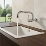 Robinet mural cuisine monocommande levier ergonomique… – vue 1