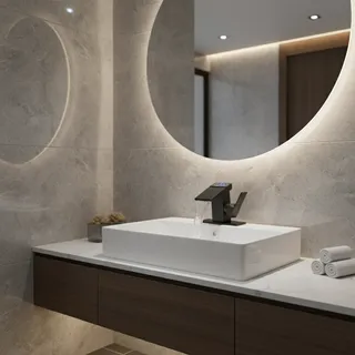 Température de l'eau chaude et froide Lavabo à LED