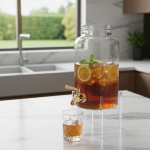 Robinet de remplacement en acier inoxydable pour distributeur de boissons, robinet pour bocal en verre, vin, bière, baril, rose, or, 16mm