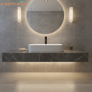 Robinet de centre commercial chaud et froid à trou unique, robinet de bassin noir, robinet de peinture en acier inoxydable Robinet de centre commercial chaud et froid à trou unique, robinet de bassin noir, robinet de peinture en acier inoxydable