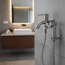 Robinet de salle de bains en acier inoxydable – vue 1