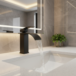 HOCopper-Bassin Cascade, Acier Inoxydable, Lavabo Cuisine, Contrôle Chaud et Froid des touristes