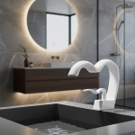 BECOLA cascade bassin robinet plate-forme bassin Installation salle de bain Dragon hybride robinet Design moderne