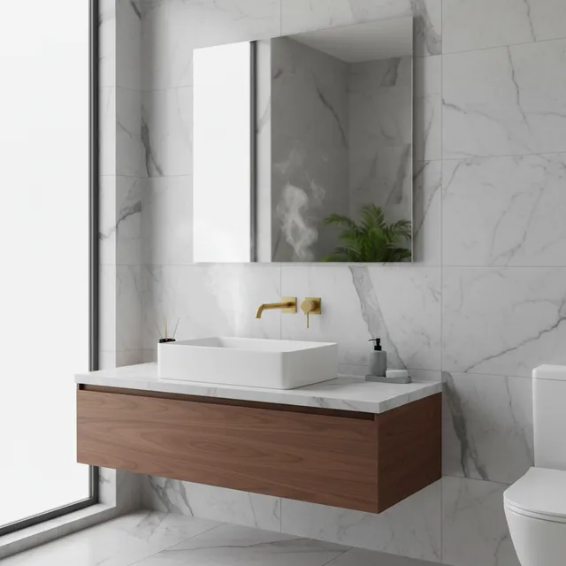 Robinet mitigeur thermostatique réglable pour salle de…