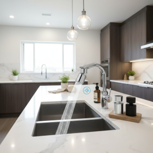 Buse de robinet de lavabo à 2 modes en laiton, nouveau, 360 °   Robinet rotatif anti-éclaboussures, aérateur d&rsquo;évier de cuisine, robinet pressurisé, barboteur aérateur