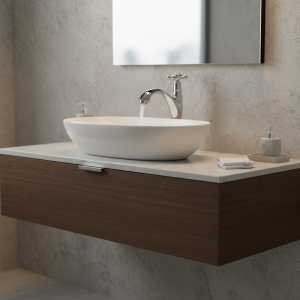 SKOWLL robinet d’évier de salle de bains à poignée croisée monotrou, robinet de vanité, robinets d’évier de lavabo, robinets mélangeurs à montage sur pont pour tuyau d’eau SKOWLL robinet d’évier de salle de bains à poignée croisée monotrou, robinet de vanité, robinets d’évier de lavabo, robinets mélangeurs à montage sur pont pour tuyau d’eau