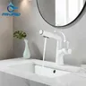 Robinet d'évier de lavabo blanc extractible…