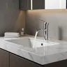 Robinet de lavabo chromé