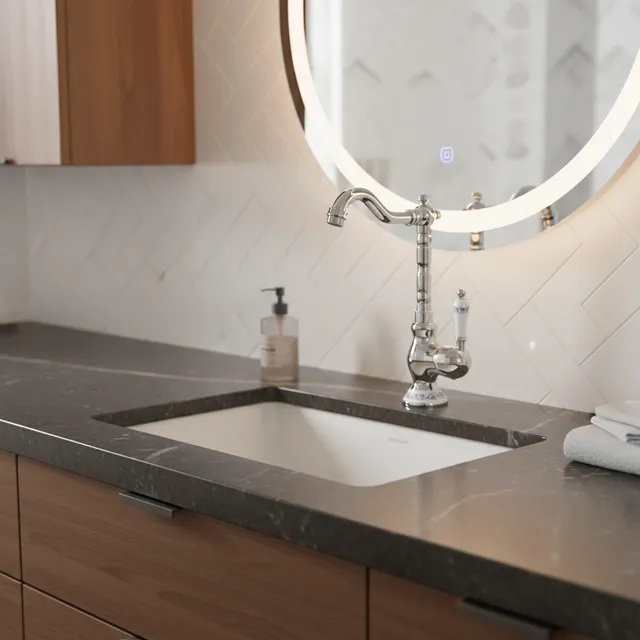 Robinets de salle de bains Robinet en bronze antique…