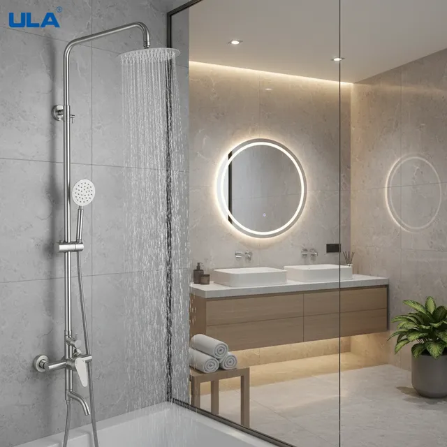 ULA robinet de douche en acier inoxydable