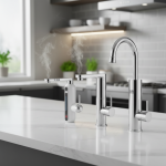 InstantprincElectric-Chauffage Rapide en Acier Inoxydable, Température Constante Morte, Cuisine Domestique