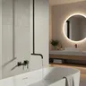 Robinet de sortie d'eau de style plafond en laiton noir… – vue 1