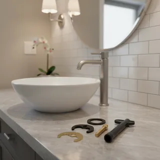 Kit fixation robinet lavabo monobloc mitigeur tige filetée laiton…