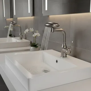 Robinet de lavabo cascade multifonctionnel