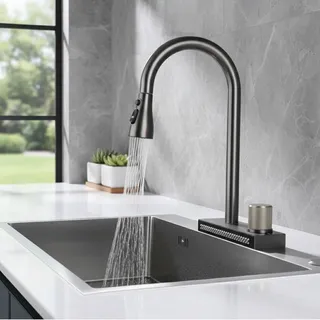 Robinet de cuisine cascade