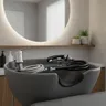 Tuyaux d'eau froide et chaude pour coiffeur