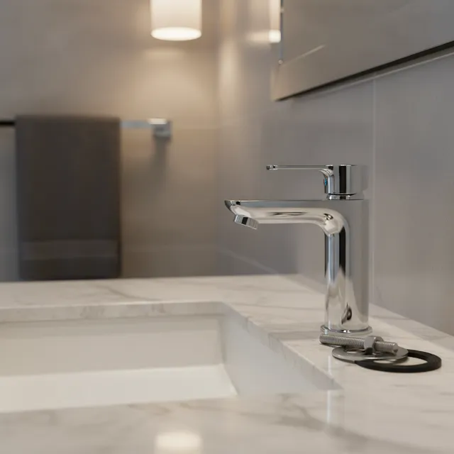 Kit de montage de lavabo monobloc