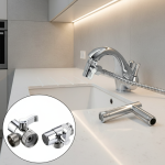 Adaptateur universel de commutateur de robinet, séparateur d&rsquo;évier de cuisine, Valve de dérivation, connecteur de robinet d&rsquo;eau pour toilettes, Bidet, douche, salle de bains