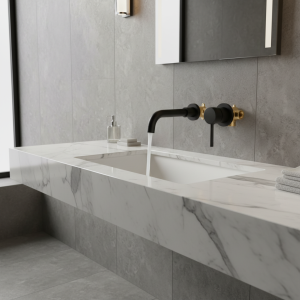 Robinet de lavabo noir mat, robinet d’évier de salle de bains en laiton blanc, mitigeur mural noir, robinet d’eau d’évier à poignée unique Robinet de lavabo noir mat, robinet d’évier de salle de bains en laiton blanc, mitigeur mural noir, robinet d’eau d’évier à poignée unique