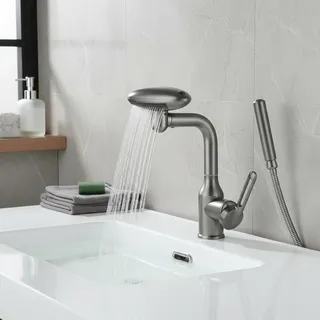 Robinet de lavabo cascade multifonctionnel