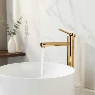 Mitigeur monocommande lavabo haut contemporain minimaliste corps…