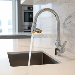 Pulvérisateur de robinet de cuisine, économie d’eau, finition chromée, raccord à filetage externe en laiton, accessoires de cuisine, aérateur de robinet de Bidet Pulvérisateur de robinet de cuisine, économie d’eau, finition chromée, raccord à filetage externe en laiton, accessoires de cuisine, aérateur de robinet de Bidet