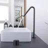 Robinet lavabo vasque surélevé colonne bec…