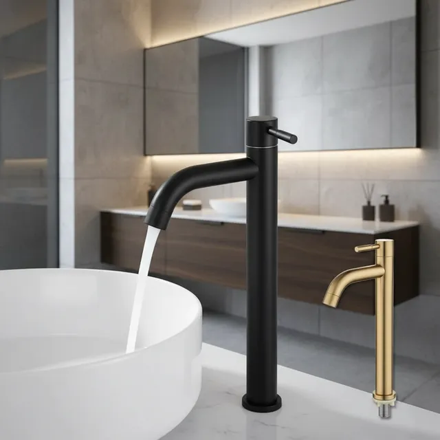 Mitigeur lavabo surélevé robinet vasque monocommande…