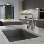 Extension d&rsquo;évier en acier inoxydable avec filtre, dispositif de mousse, cuisine et salle de bain