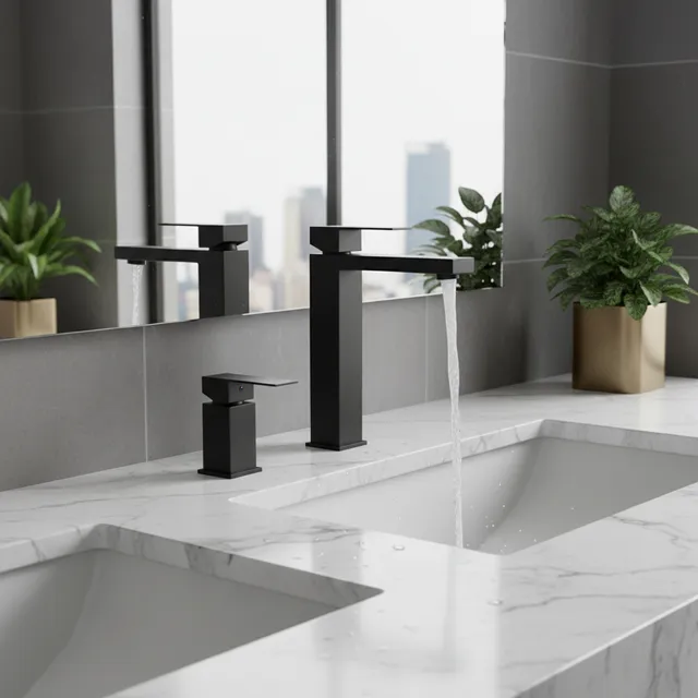 Robinet mitigeur lavabo monotrou pont monté basse…