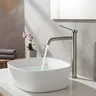 Mélangeur d'eau froide et chaude à poignée unique – vue 1