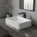 Robinet de Lavabo en Laiton Intelligent à Affichage Numérique LED, Grue de Pont, Eau Chaude et Froide, pour Centre Commercial, Évier