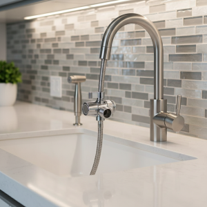 Adaptateur de commutateur de robinet, séparateur d&rsquo;évier de cuisine, Valve de dérivation, connecteur de robinet d&rsquo;eau pour toilettes, Bidet, douche, accessoires de salle de bains