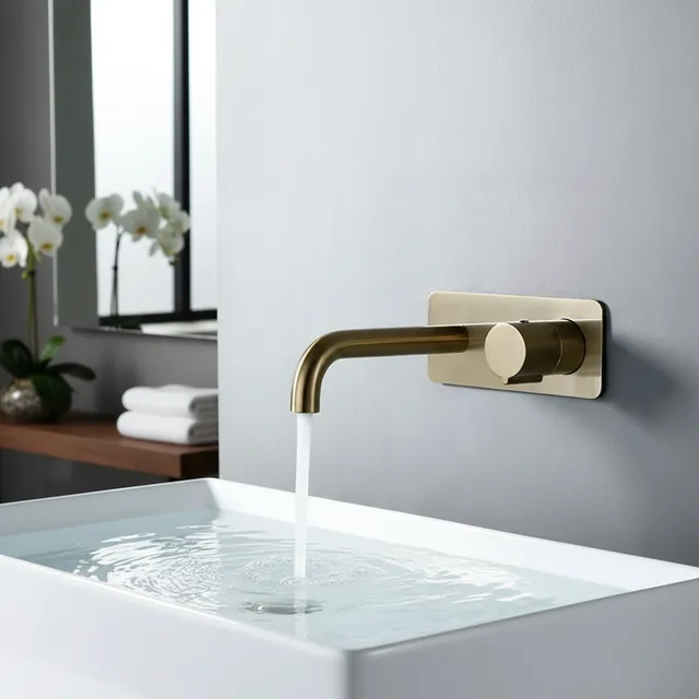 HOSink-Robinet de centre commercial avec plaque de…