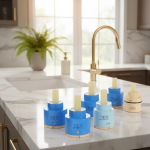 Cartouche en céramique: 25/35/40mm pour robinet d&rsquo;évier de cuisine, pièce de réparation de vanne de mélangeur de chauffe-eau