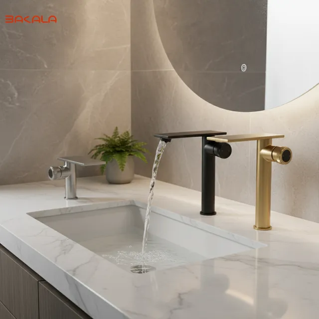 Robinet de lavabo cascade de salle de bains