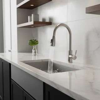 Tête douchette robinet cuisine extractible remplacement inox brossé…